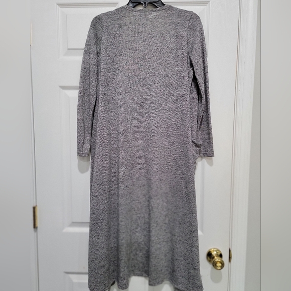 Lularoe Duster Heathered Grey (XS) - Picture 2 of 4